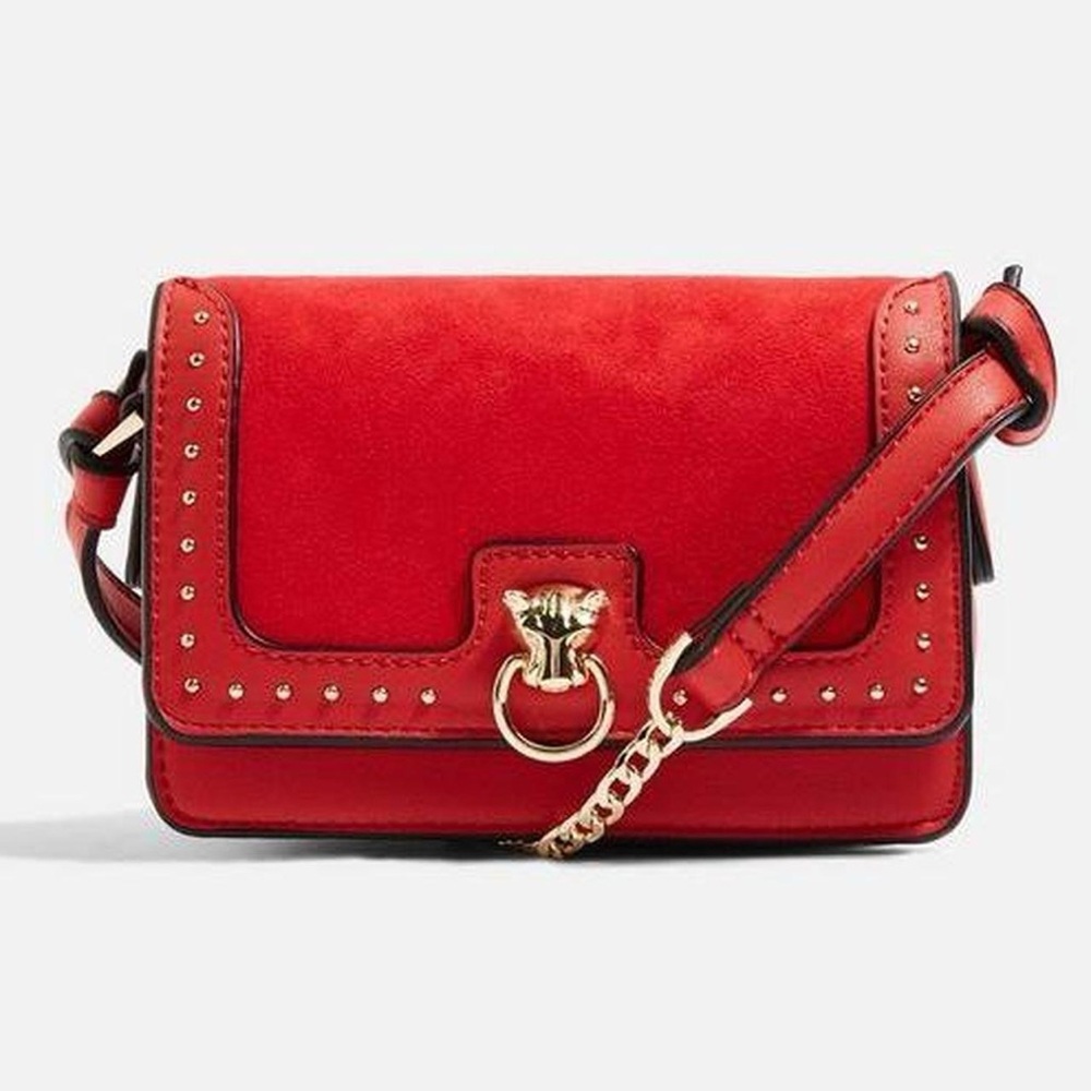 Topshop Red Crossbody Bag
